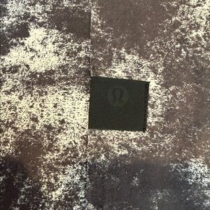 lululemon athletica Black and White yoga mat towel